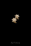 MEN-202400045-Snowflakes-Pearl-Cufflinks-18k-Yellow-Gold