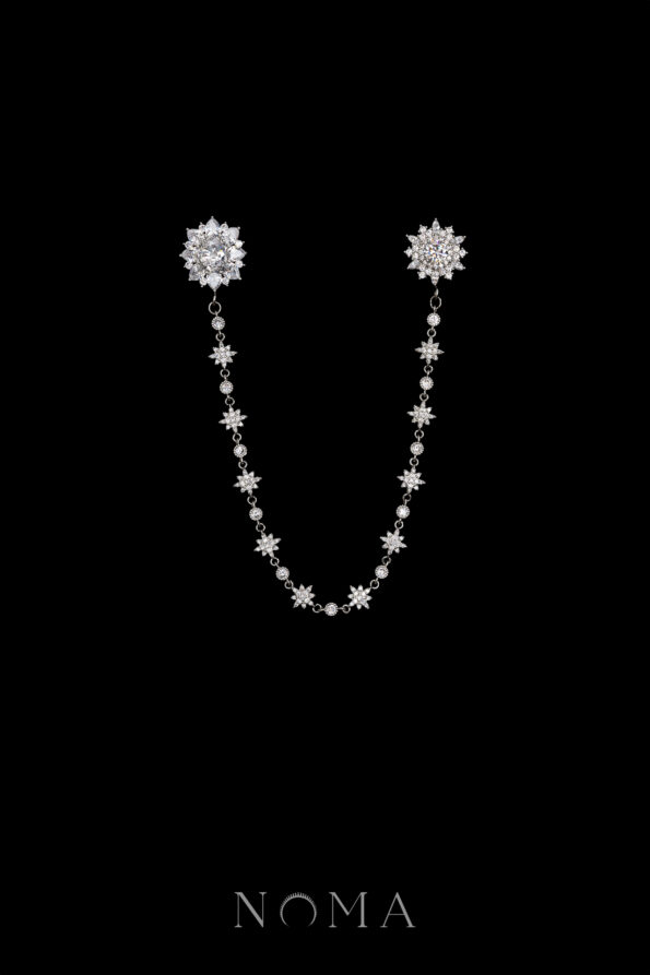 MEN-202400061-Radiance-Snowflakes-Chain-Pin-Rhodium-White-Gold-2