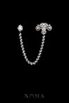 MEN-202400080-Ornamental-Curved-Pear-Chain-Pin-Rhodium-White-Gold