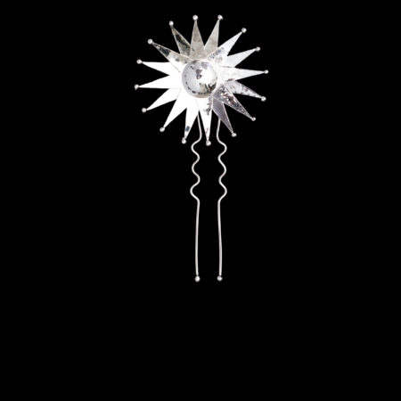 Constellation Pin M - Rhodium White Gold