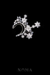 ACC-202000026-Snowflakes-Earpiece-White-Gold-Left