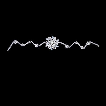 Pamella Hairvine or Brooch - White Gold