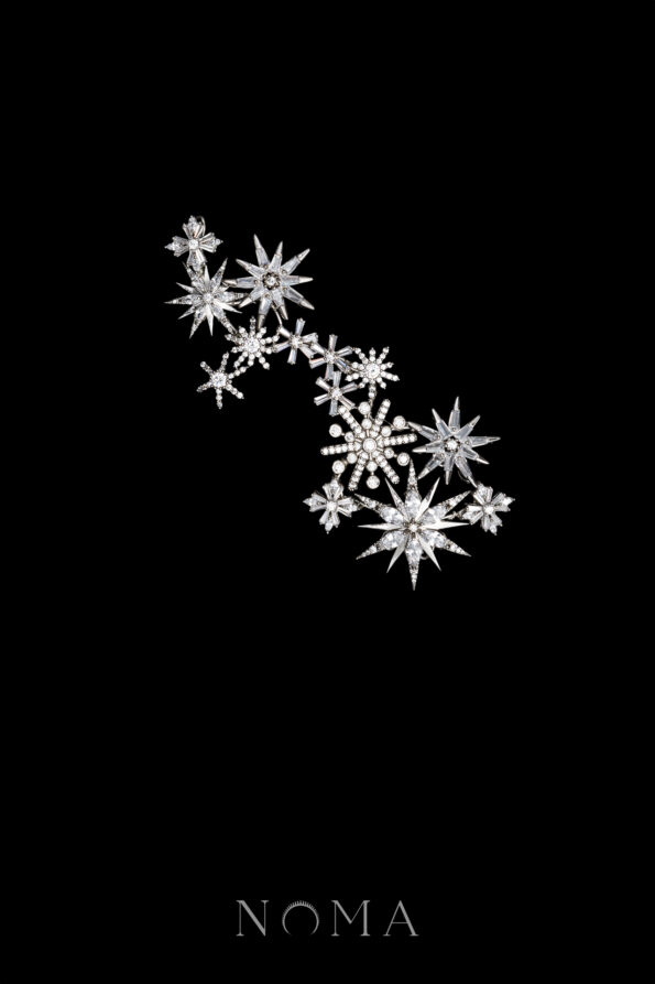 ACC-202400065-Spiky-Meteorite-Sparkle-HairvineBrooch-White-Gold-1