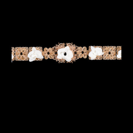 Ukiran Kemesraan Anggrek Belt - Gold