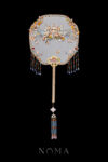 CHN-202400040-Colorful-Swallow-Pagoda-Fan-Gold-Blue
