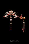 CHN-202400139-Crane-Heavenly-Painting-Lotus-Set-Gold-Ruby-2-pcs