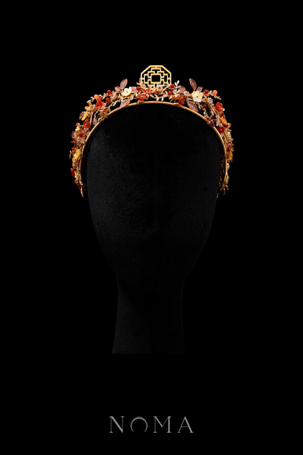 CHN-202400202-Colorful-Floral-Branch-Artistry-Crown-Gold-Ruby