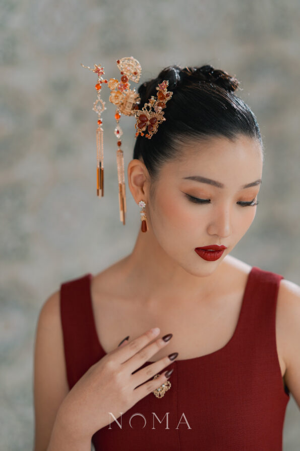 CHN-202400265-Floral-Branch-Butterfly-Side-HairvineBrooch-Gold-Ruby-2