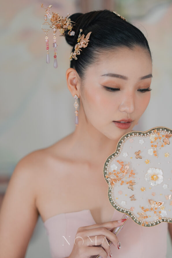 CHN-202400288-Petite-Branch-Feminine-Floral-Fan-Gold-Pink-2