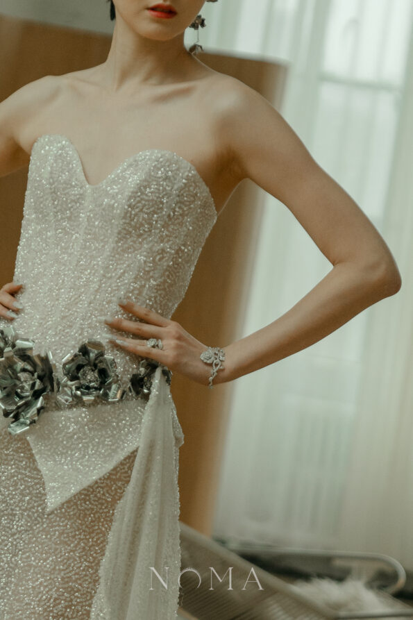 DJW-202400088-Nature-Paved-Rose-Ring-Rhodium-White-Gold-Adjustable-1