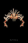 Regal Filigree Phoenix Crown - Gold, Ruby