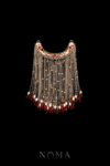 Regal Intricate Chain Hairvine - Gold, Red