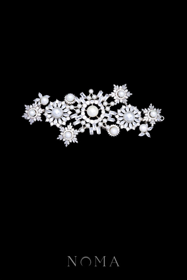 ACC-202400070-Pearl-Mix-Arrangement-Hairvine-or-Brooch-White-Gold-2