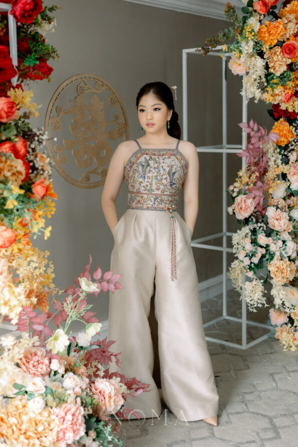 CHN-202000049-Pink-Flower-Ponytail-Cuff-Set-Gold-Pink-2-pcs-6