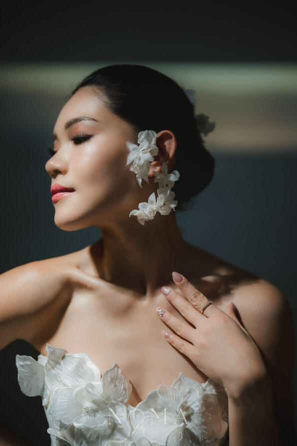 FLR-202400025-CC-Floral-Accent-Earpiece-White-Silver-White-Left-3